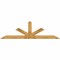Ekena Millwork Saratoga Timber Gable Bracket, Western Red Cedar, 108"W x 31 1/2"H x 6"D x 6"F, 7/12 Pitch GBW108X31X0606SAR00RWR - alternate 1